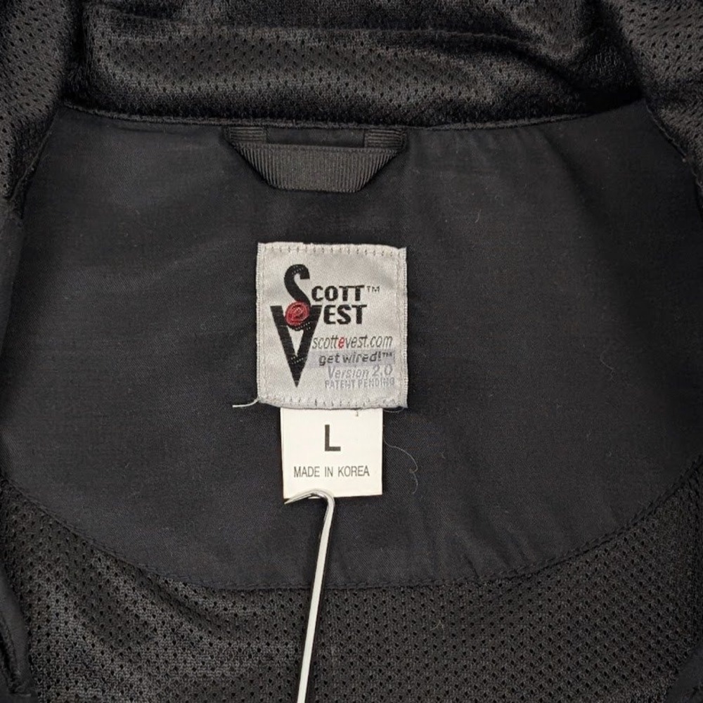 SCOTTEVEST TEC 2.0 Get Wired Convertible‎ Jacket Vest Mens Large Black Utility - Picture 5 of 16